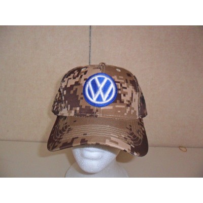 VW VOLKSWAGEN HAT BROWN CAMOUFLAGE FREE SHIPPING GREAT GIFT  eb-17061519
